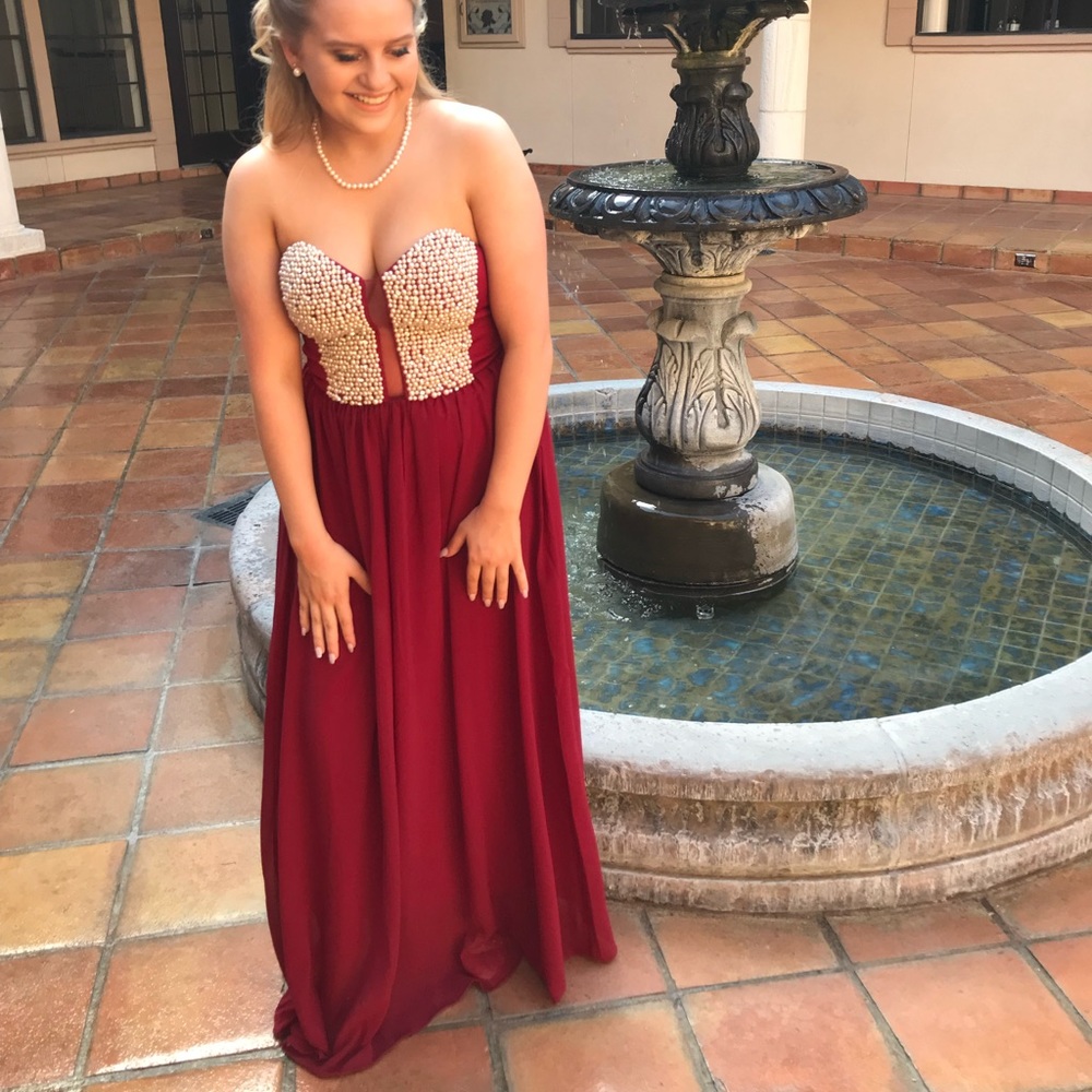 Strapless Prom Dress